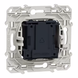 Schneider Electric Odace S530496 prise de courant Aluminium - Vue supplémentaire 4
