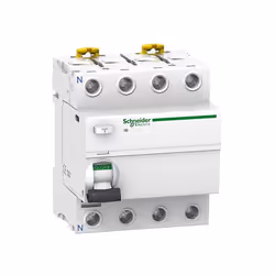 Schneider Acti9 Type AC 4P 30MA disjoncteur différentiel Pour montage sur rail DIN. 4 pôles. Disjoncteur différentiel (RCCB). ...