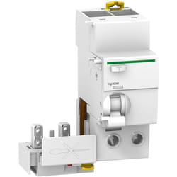 Schneider Electric - Acti9, Vigi iC60, bloc différentiel 2P 40A 30mA type ac 230-240V 400-415V - A9Q11240