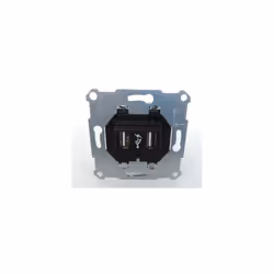 Prise USB double encastré pour recharge 2 sorties 5V CC 1400mA sans plaque POWER SUPPLY INSERT 1 MERTEN ARTEC SCHNEIDER ELECT ...
