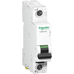 Schneider Electric - A9n61506 Disjoncteur Courant Continu Dc - 1p - 6a - Courbe c - à Vis - Schneider C60h-dc