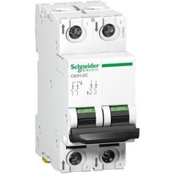 Schneider Electric - C60H-DC disjoncteur 500Vdc 1A 2P c - A9N61521