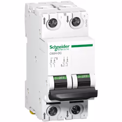 Disjoncteur 2P 6A courbe C - Schneider A9N61526 Ce disjoncteur bipolaire de Calibre 6A est équipé de bornes À vis . Issu de l ...
