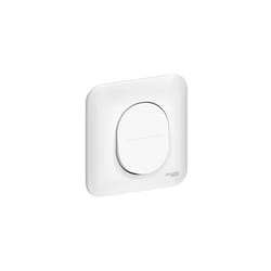 Schneider Electric - Interrupteur va-et-vient 10A à encastrer blanc complet avec plaque bornes auto fixation vis ovalis