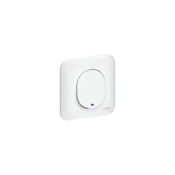 Schneider Electric - Ovalis - Interrupteur simple - lumineux temoin ou localisation avec plaque Blanc S260263