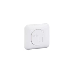 Schneider Electric - Ovalis S260471 Prise RJ45 - cat.5e utp - grade 1 - téléphone - avec plaque Blanc