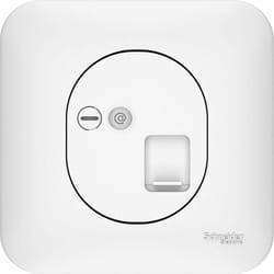 Schneider Electric - Prise RJ45 ovalis cat. 6 stp blanc S262476