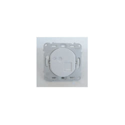 Schneider Electric - Prise reseau RJ45 CAT5E utp telephone encastré avec support et enjoliveur blanc sans plaque de finition Ovalis schneider S260471