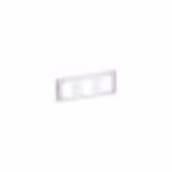 Plaque de finition Blanc OVALIS 3 postes horizontal - SCHNEIDER ELECTRIC - S260706