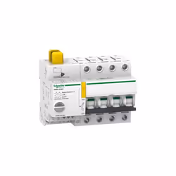 Disjoncteur 40A 4P courbe C 15kA Type H à commande intégrée avec interface TI24 13 modules REFLEX IC60H SCHNEIDER ELECTRIC A9 ...
