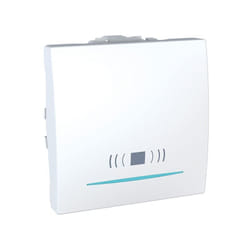 Schneider Electric - Bouton poussoir cloche blanc avec Led Série MGU3.206.18CNL Schneider Unica