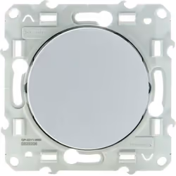 Poussoir Odace, Gris Aluminium