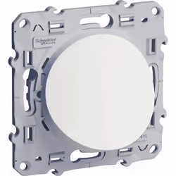 Sortie de câble 6 à 12 mm² à vis blanc Odace La gamme d'appareillages Odace de Schneider Electric est une gamme design et col ...