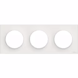 Marque du produit: SCHNEIDER ELECTRIC Nom de la série: Odace styl Nom du produit: Plaque triple Couleur: Blanc Matière princi ...