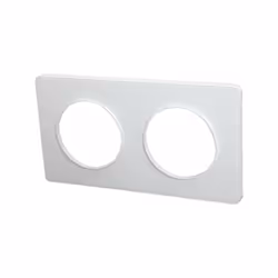 Marque du produit: SCHNEIDER ELECTRIC Nom de la série: Odace touch Nom du produit: Plaque double Couleur: Liseré blanc Matièr ...