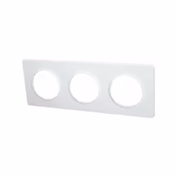 Marque du produit: SCHNEIDER ELECTRIC Nom de la série: Odace touch Nom du produit: Plaque triple Couleur: Liseré blanc Matièr ...