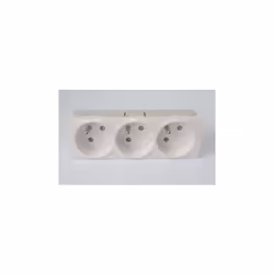 Bloc Prise de Courant Triple 2P+T Blanc Polaire 16A 6 Modules Altira SCHNEIDER ELECTRIC ALB44232 Tarif année 2019 SCHALB44232