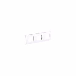Plaque triple blanc polaire 3 postes entraxe 71mm horizontale ALTIRA SCHNEIDER ELECTRIC ALB44657 Pour appareillage mural de l ...