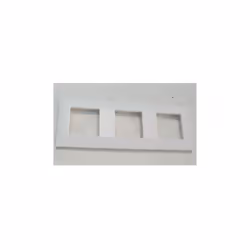 Plaque triple blanc polaire 3 postes entraxe 71mm vertical pour appareillage mural Altira SCHNEIDER ELECTRIC ALB44659 Tarif a ...