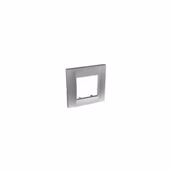 Plaque simple aluminium 1 poste ICÔNE ALTIRA SCHNEIDER ELECTRIC ALB44840 Tarif année :2015 SCHALB44840