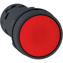 Schneider Electric - Xb7na42 Schneider Bouton Poussoir Affleurant - ø22 - Rouge - 1nf - Harmony Xb7