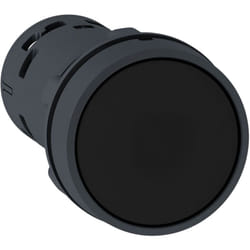 Schneider Electric - Xb7nh25 Schneider Bouton Poussoir Affleurant - ø22 - Noir - à Accrochage - 1no+1nf - Harmony Xb7