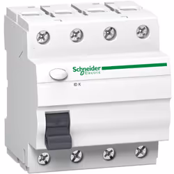 Interrupteur différentiel 30mA tétrapolaire 40A Type AC - Schneider A9Z05440 Cet interrupteur différentiel tétrapolaire de se ...