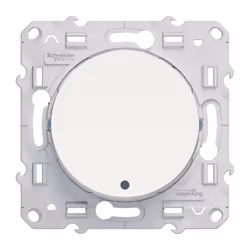 Description générale Interrupteur va et vient simple lumineux de coloris blanc, conçu pour répondre à tous vos besoins en mat ...