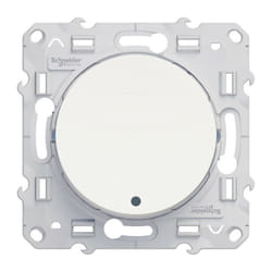 Schneider Electric - Va et vient à voyant (sans plaque) - Odace - Blanc - Schneider