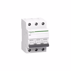 Caractéristiques de déclenchement : C/6 kA Conditionnement : 1 pc(s) Couleur : blanc Courant nominal : 32 A Dimensions produi ...