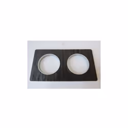 Plaque fr finition Chêne Astrakan avec liseré Alu 2 postes entraxe 71mm Odace Touch SCHNEIDER ELECTRIC S530804P1 Odace - Touc ...