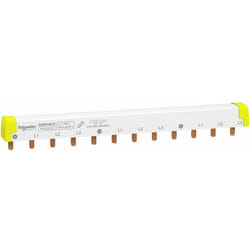 Schneider Electric - Acti9 iC60, peigne à dents, 4 pôles, 100A, 12 modules de 18mm - A9XPH412