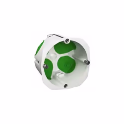 Multifix Air - Boîte d'encastrement étanche à l'air - 1 poste - Ø 67mm prof. 47mm - sans couvercle - sans halogène - Tenue au ...