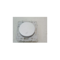 Schneider Electric - Poussoir 10AX 250V aluminium à fermeture symbole cloche sans plaque odace schneider S530246