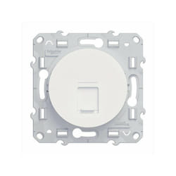 SCHNEIDER ELECTRIC Prise rj45 Odace, blanc