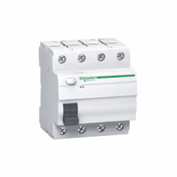 RCD 4P 63A 30mA AC PROFESSIONNEL Schneider A9Z05463 AC classe et protégée contre les déclenchements intempestifs jusqu'à 250A ...