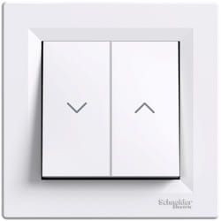 Bouton d'obturation, blanc asfora
