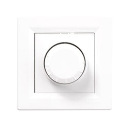 Schneider Electric - Variateur rotatif 600W 2 fils - Blanc Asfora - Schneider