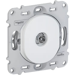 Schneider Electric - ovalis prise tv simple sans plaque schneider S261405