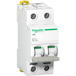Schneider Electric - Acti9 iSW interrupteur-sectionneur 2 Pôles 40A 415VAC schneider A9S65240