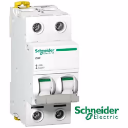 Description générale L'interrupteur sectionneur Acti9 iSW de Schneider est conçu pour ouvrir et fermer les circuits électriqu ...