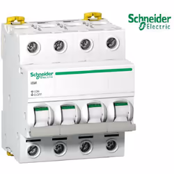 Description générale Interrupteur-sectionneur modulaire Acti9 iSW de Schneider Electric, permettant le contrôle et l'isolatio ...