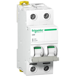 Schneider Electric - Acti9, iSW interrupteur-sectionneur 2P 100A 415VAC - A9S65291