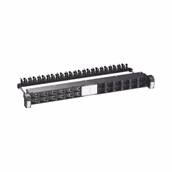APC VDIG328241BX0, Cat6a, U/FTP (STP), Gris, Métal, Plastique, Montage de rack, 1U