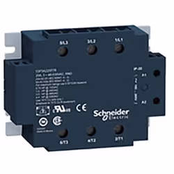 description Relais Zelio. Relais semi-conducteur pour montage sur un dissipateur thermique ou sur une plaque de montage. Le f ...