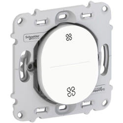 Schneider Electric - ovalis interrupteur vmc 2 positions sans plaque schneider S261233