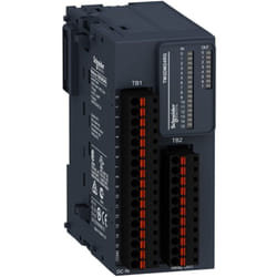 Schneider Electric - Modicon TM3, module mixte 16 entrées 24VCC/8 sorties relais 2A, à ressort