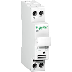 Schneider Electric - A9n15646 Sectionneur Porte Fusible Schneider 25a - 1p+n - Pour Fusibles 10x38mm - Schneider Acti9 Sti