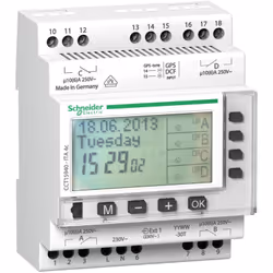 Acti9 ITA interrupteur horaire annuel 24h/7jours/année 4 canaux SCHNEIDER CCT15940 Descriptif Caractéristiques principales :  ...