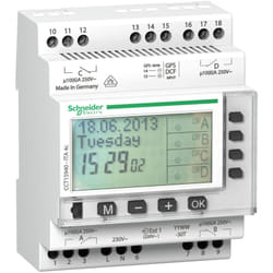 Acti9 ita interrupteur horaire annuel 24h/7jours/année 4 canaux schneider CCT15940